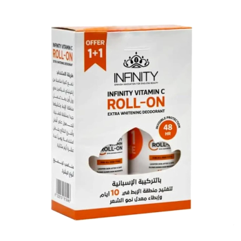 انفينتي فيتامين سي رول لتفتيح البشرة ومكافحة علامات التعب انفينتي س ج عرض 1+1