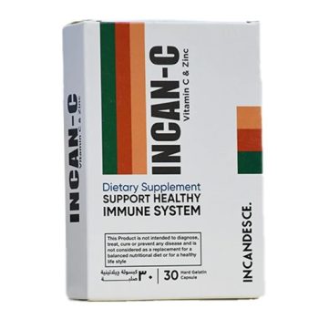 انكان سي كبسولات لدعم فيتامين سي س ج 30 كبسولة