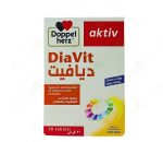 ديافيت أقراص لدعم الصحة العامة دوبيل هيرز 30 قرص - Diavit Tablets for General Health Support Double Herbs 30 Tablets