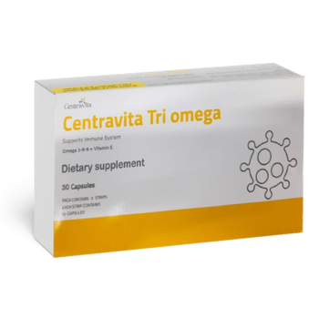 سنتروفيتا تراى أوميغا كبسولات لدعم الصحة - Centrovita Tri Omega Capsules for Health Support