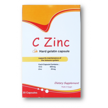 سى زنك دى كبسولات لدعم المناعة 30 كبسولة - C Zinc D Capsules for Immune Support 30 Capsules