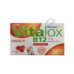 فيتالوكس ب12 إنرجي أمبولات للشرب لتعزيز الطاقة والنشاط 10 أمبول - Vitalox B12 Energy Oral Ampoules for Energy and Vitality Support 10 Ampoules