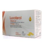 لوكسوفيرول فيتامين د3 كبسولات لدعم الصحة 20 كبسولة - Luxoferol Vitamin D3 Capsules for Health Support 20 Capsules