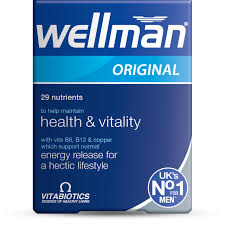ويل مان اوريجينال لدعم طاقة وصحة الرجال 2 شريط - Wellman Original for Men Energy and Health Support 2 Strips