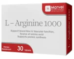 مارفيل ال ارجينين أقراص مكمل غذائي لدعم النشاط 1000 مجم 30 قرص - Marvel L Arginine Tablets Dietary Supplement for Vitality Support 1000 mg 30 Tablets