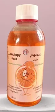 جينوتوبى محلول جفاف بطعم البرتقال - Genutopy Dehydration Solution Orange Flavor