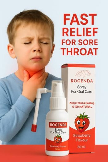 روجيندا سبراى للفم بالفراوله لوسيندا 60 مل - Rojinda Oral Spray Strawberry Lucinda 60 ml