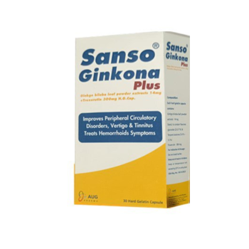 سانسو جينكونا بلس بديل دافلون مكمل غذائي لدعم الدورة الدموية - Sansu Ginkona Plus Daflon Alternative Dietary Supplement for Circulation Support