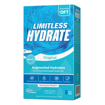 ليمتليس هيدرات اوريجينال مكمل جل لترطيب البشرة 6 أكياس - Limitless Hydrate Original Gel Supplement for Skin Hydration 6 Sachets