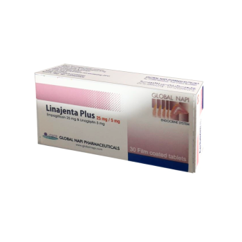 ليناجينتا بلس 5/25 مجم أقراص مكمل غذائي لدعم الصحة 30 قرص - Linagenta Plus 5/25 mg Tablets Dietary Supplement for Health Support 30 Tablets