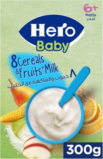 هيرو بيبى فواكه وحبوب 300 جم - Hero Baby Fruits and Cereals 300g