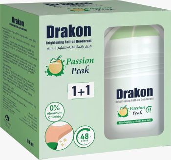 دراكون رول اون باشون بيك عرض 1+1 - Dracon Roll-On Passion Pink 1+1