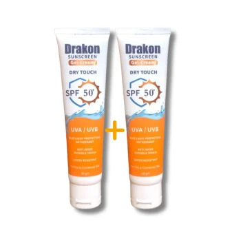 دراكون صن اسكرين جل كريم عرض 1+1 60 ج - Dracon Sunscreen Gel Cream 1+1 60 g