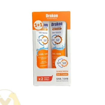 فارما كروز دراكون واقي شمس جل كريم عرض 1+1 60 م - Pharma Cruz Dracon Sunscreen Gel Cream 1+1 60 ml