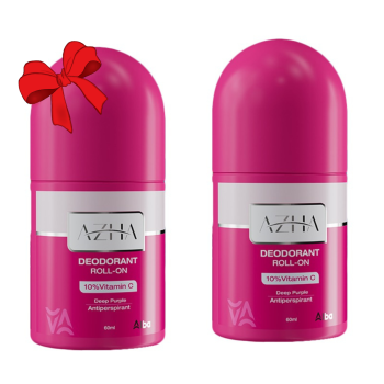 البا فارم ازها رول اون ديب أحمر عرض 1+1 60 م - Alba Pharma Azha Roll-On Deep Red 1+1 60 ml