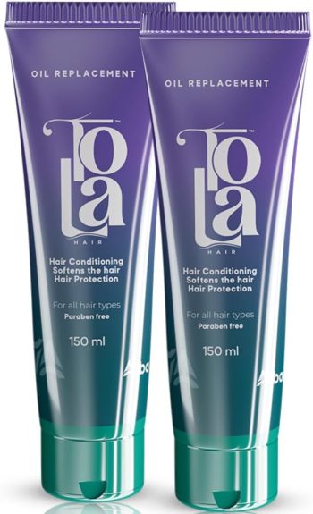 تولا بديل زيت لترطيب وتنعيم الشعر عرض 1+1 150 م - Tola Hair Oil Substitute for Hair Moisturizing and Softening 1+1 150 ml