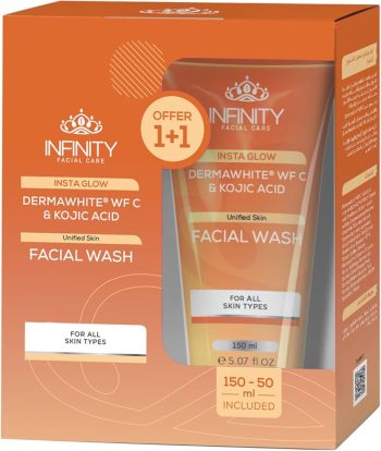 انفينتي غسول انستا جلو عرض 1+1 200 مل - Infinity Insta Glow Cleanser 1+1 Offer 200 ml