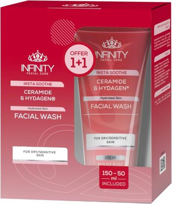 انفينتي غسول انستا سوث كير عرض 1+1 200 مل - Infinity Insta Sooth Care Cleanser 1+1 Offer 200 ml