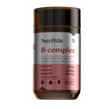نيوتري فيل مكمل فيتامين ب كومبليكس 30 فيلم - Nutri Phil Vitamin B Complex Supplement 30 Films