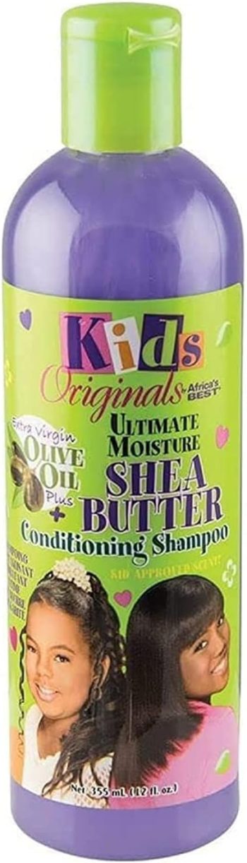 أفريكانا بيست بلسم وشامبو أطفال بزبدة الشيا 355 مل - Africana Best Kids Shampoo And Conditioner Shea Butter 355 ml
