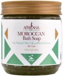 افريكانا صابون مغربي بزيت الزيتون أخضر 300 جم - Africana Moroccan Soap With Olive Oil Green 300 g
