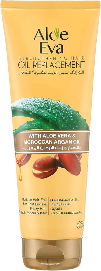 الو ايفا بديل زيت بزيت الأرجان المغربي 250 مل - Aloe Eva Hair Oil Replacement With Moroccan Argan Oil 250 ml