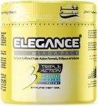 اليجانس جل شعر ثلاثي المفعول أصفر 250 مل - Elegance Triple Action Hair Gel Yellow 250 ml