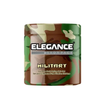 اليجانس جل شعر ثلاثي المفعول عسكري 250 مل - Elegance Triple Action Hair Gel Army 250 ml