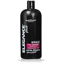 اليجانس شامبو للشعر بالكيراتين 1 لتر - Elegance Hair Shampoo With Keratin 1 L