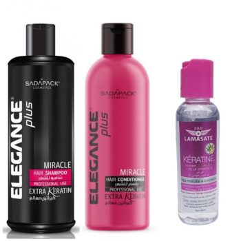 اليجانس شامبو وبلسم مع سيروم 500 مل + 50 مل - Elegance Shampoo And Conditioner With Serum 500 ml + 50 ml