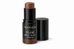 أماندا ستوديو بلاشر ستيك مطفي لون بني درجة 1 - Amanda Studio Matte Blush Stick Brown Shade 1