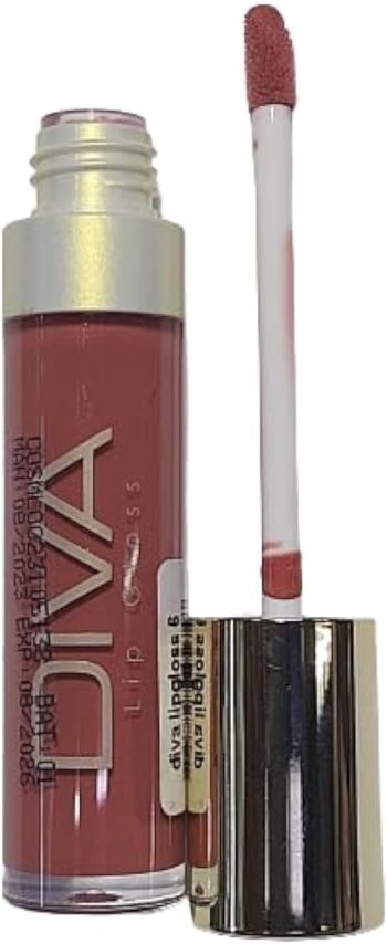 أماندا ديفا ملمع شفاه سائل لمسة لامعة درجة 6 - Amanda Diva Liquid Lip Gloss Shade 6