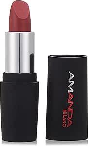 أماندا موست مات أحمر شفاه مطفي لون جذاب درجة 22 - Amanda Moist Matte Lipstick Shade 22