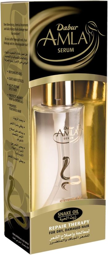 دابر أملا سيروم زيت الثعبان لمعان فائق 50 مل - Dabur Amla Snake Oil Serum Extreme Shine Gold 50ml