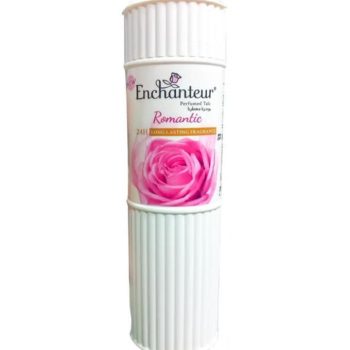 إنشانتير بودرة جسم معطرة وردية 125 جم - Enchanteur Perfumed Talc Rose 125g