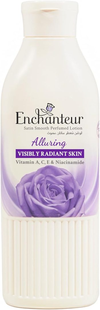 إنشانتير لوشن جسم ساتان سموث بنفسجي 500 مل - Enchanteur Satin Smooth Body Lotion Purple 500ml