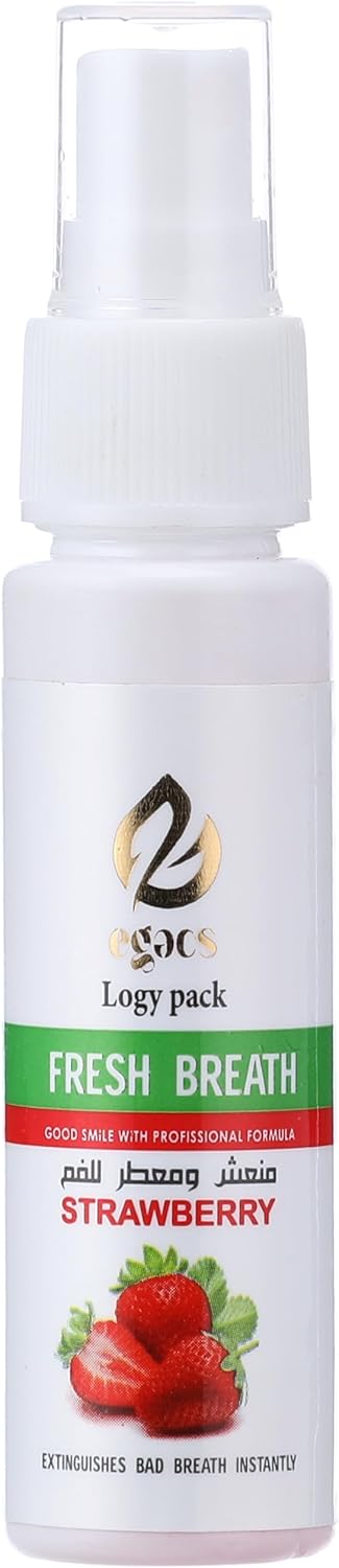 أياكس بخاخ معطر فم بالفراولة 30 مل - Agacs Mouth Freshener Spray Strawberry 30ml