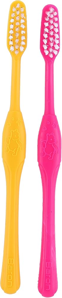 إيما فرشاة أسنان أطفال توينز احترافية بالدستة - Eama Kids Professional Twins Toothbrush Dozen