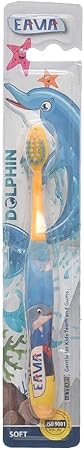 إيما فرشاة أسنان أطفال دولفين احترافية بالدستة - Eama Kids Professional Dolphin Toothbrush Dozen