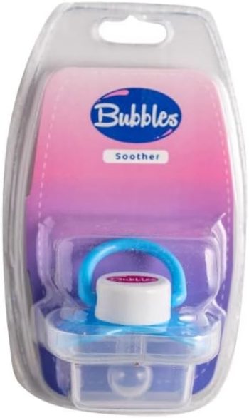 بابلز لهاية عادية أزرق 6 شهور - Bubbles Standard Pacifier Blue 6+ Months