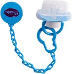 بابلز لهاية مع مشبك أزرق 6 شهور - Bubbles Pacifier with Clip Blue 6 Months