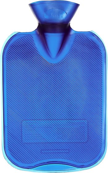 بابلز قربة مياه بجراب لبني 2 لتر - Bubbles Hot Water Bottle with Cover Blue 2L
