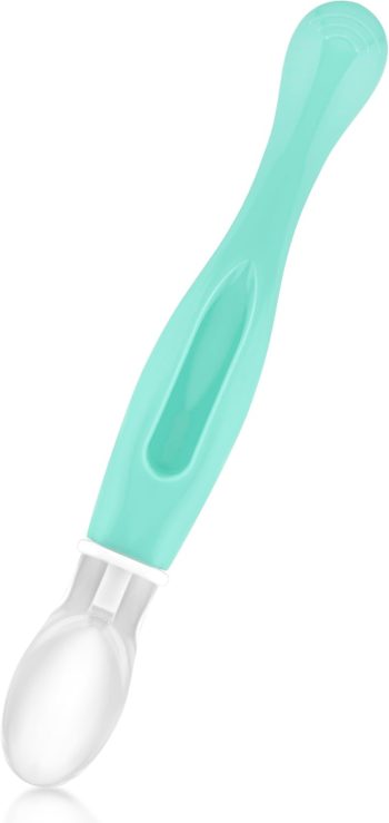 بابلز ملعقة سيليكون أخضر - Bubbles Soft Silicone Baby Spoon Green
