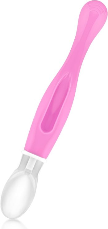 بابلز ملعقة سيليكون روز - Bubbles Soft Silicone Baby Spoon Pink