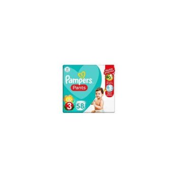 بامبرز اصلى شورت مقاس 3 عدد 58 ق - Pampers Pants Original Size 3 amount 58 Diapers