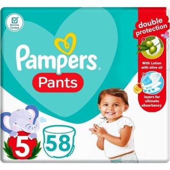 بامبرز اصلى شورت مقاس 5 عدد 58 ق - Pampers Pants Original Size 5 amount 58 Diapers