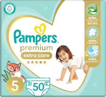بامبرز سعودي حفاضة مقاس 5 عدد 50 - Pampers Saudi Size 5 amount 50 Diapers