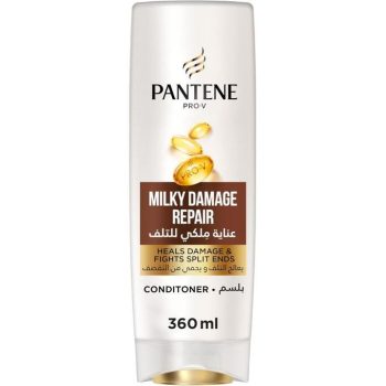 بانتين بلسم ملكي للتلف برو في 360 مل - Pantene Pro-V Milky Damage Repair Conditioner 360ml