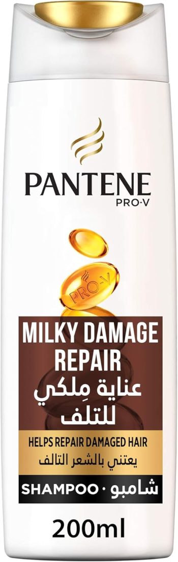 بانتين شامبو ملكي للتلف برو في 200 مل - Pantene Pro-V Shampoo Milky Damage Repair 200ml