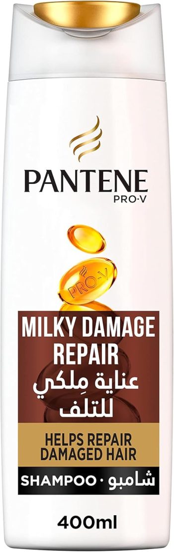 بانتين شامبو ملكي للتلف برو في 400 مل - Pantene Pro-V Shampoo Milky Damage Repair 400ml